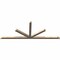 Ekena Millwork Saratoga Smooth Timber Gable Bracket, Douglas Fir, 108"W x 40"H x 3 1/2"D x 3 1/2"F, 9/12 Pitch GBW108X40X0404SAR00SDF - alternate 2